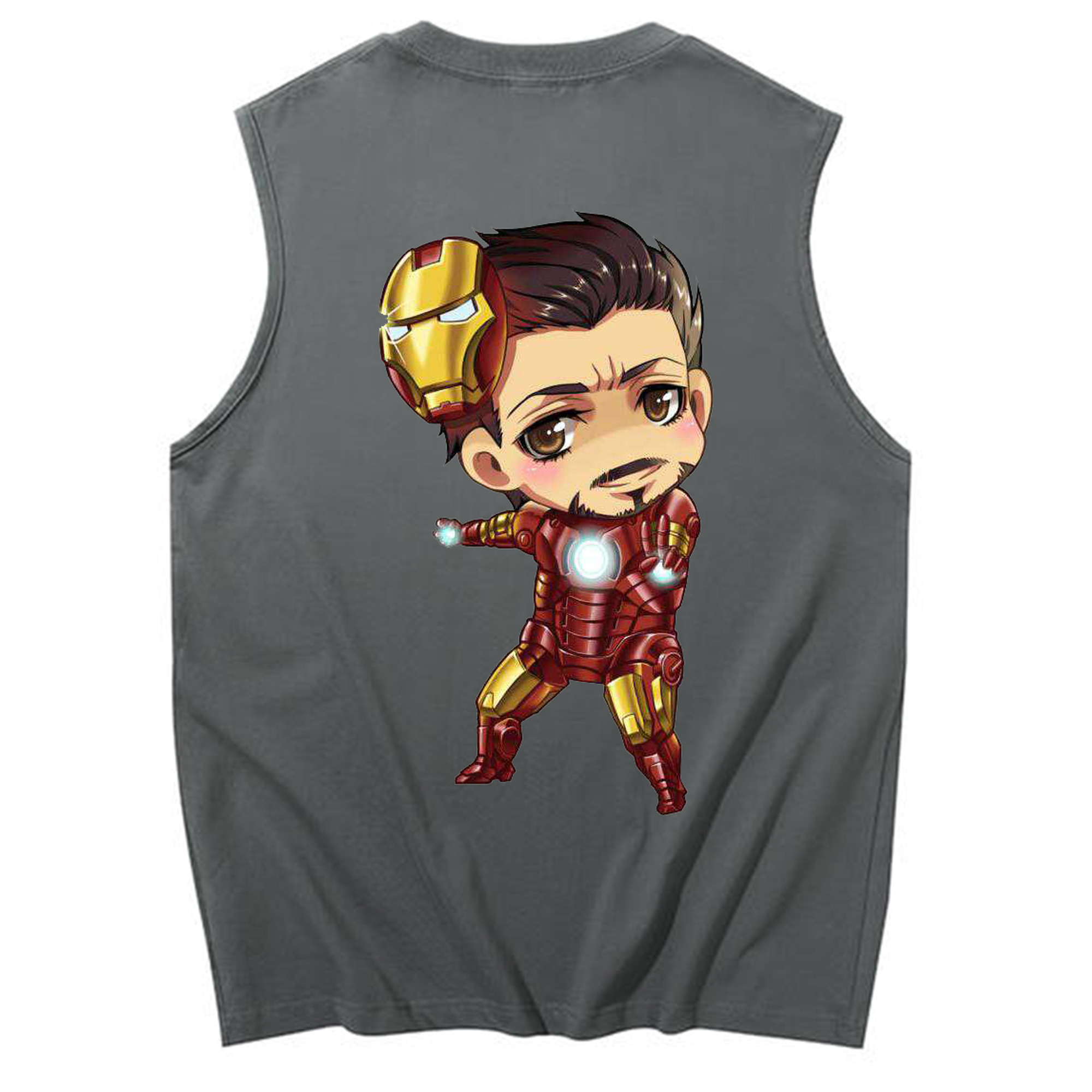 （画像用） アベンジャーズ The Avengers コットン100％タンクトップ（背面プリント）